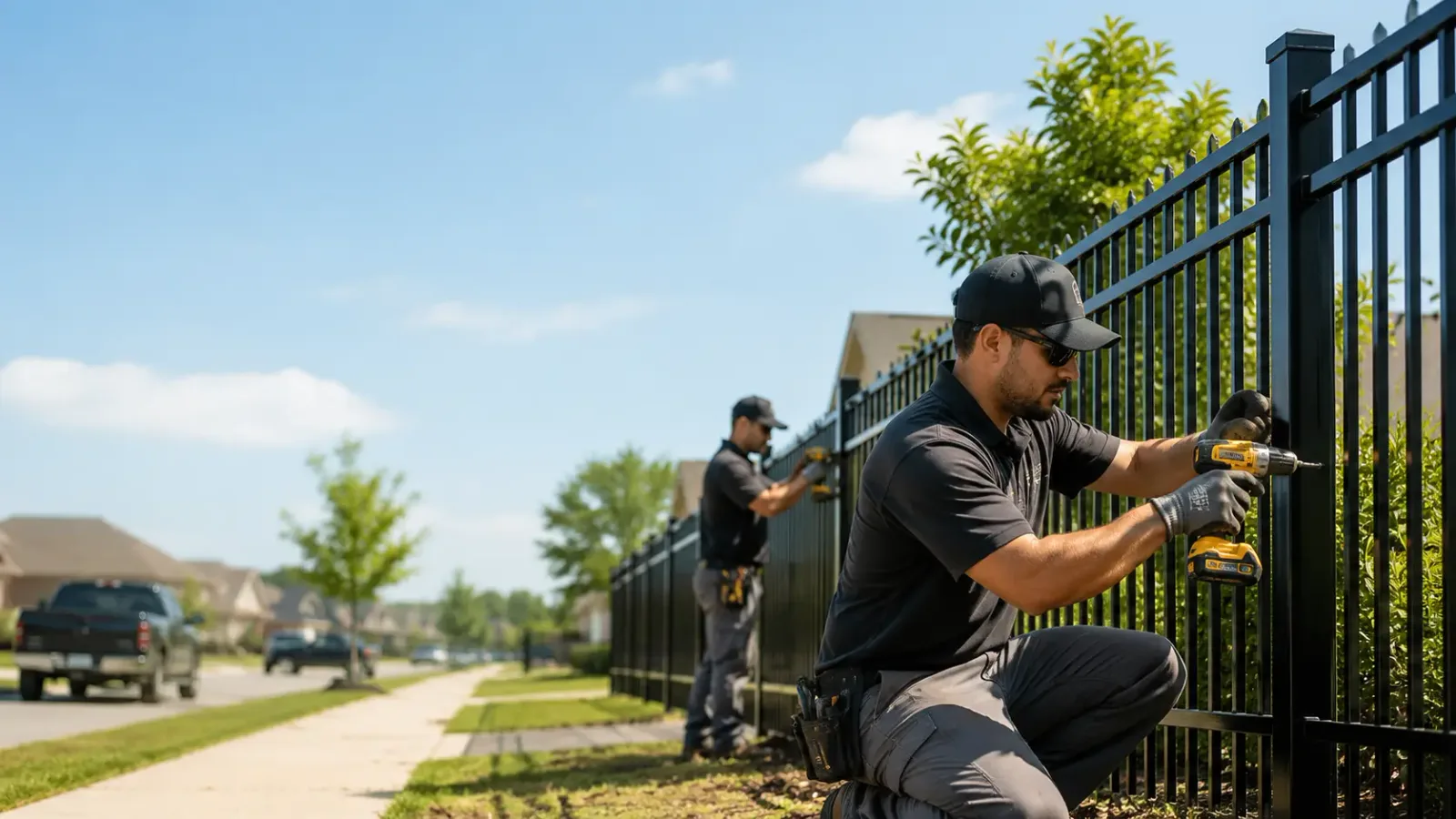 Metal Fence Installation in Elnora, IN